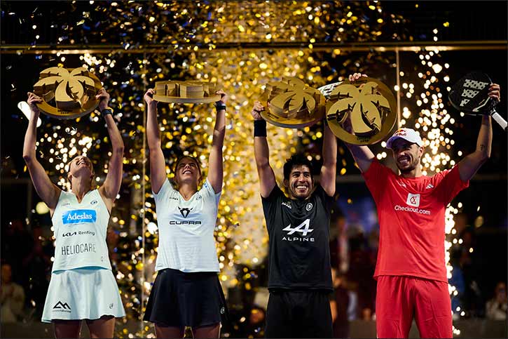 Miami Premier Padel P1, the draws Brea-Triay and Chingotto-Galan defend titles. Cardona is back