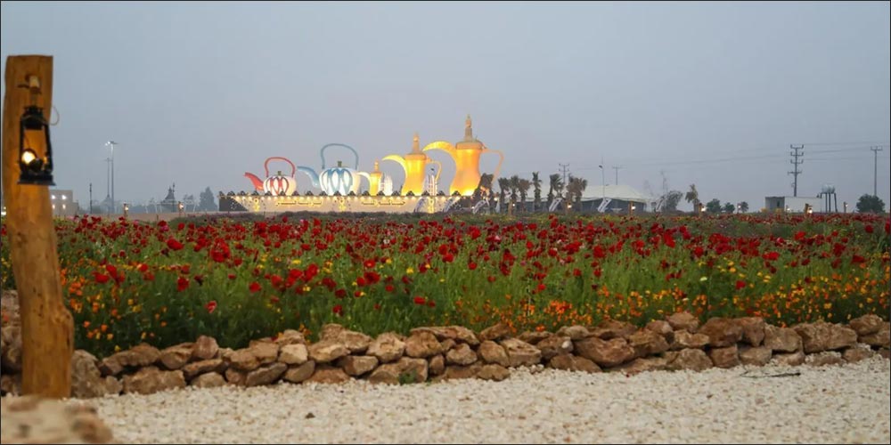 Rawdat Habbas Wildflower Park Paints Vibrant Spring Landscape in Northern Borders