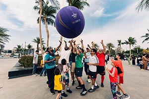 Giant Ball Race: A Vibrant Community Celebration at Jeddah Corniche