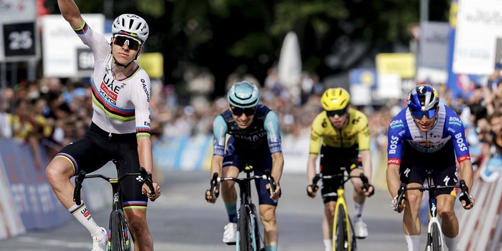 Tadej Pogačar storms to victory in stage 1 of the Tour de Romandie