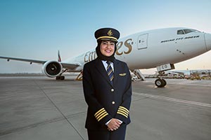 Emirates promotes its first Emirati female captains, inspiring the next generation of women in aviation