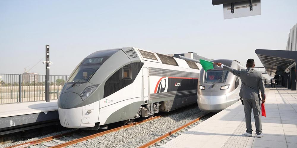 The uae's first national passenger rail service begins as etihad rail welcomes first paying passengers