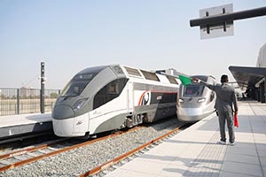 The uae's first national passenger rail service begins as etihad rail welcomes first paying passengers