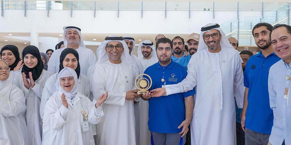 Abu Dhabi Fund for Development Visits Innovation Centre at Zayed Authority for People of Determination