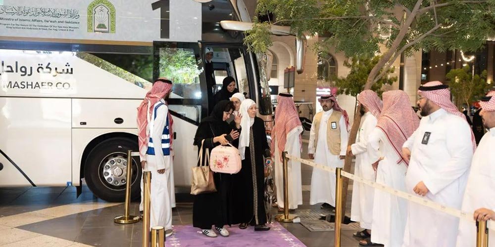 Second Group of Custodian of the Two Holy Mosques� Umrah Program Guests Arrives in Madinah