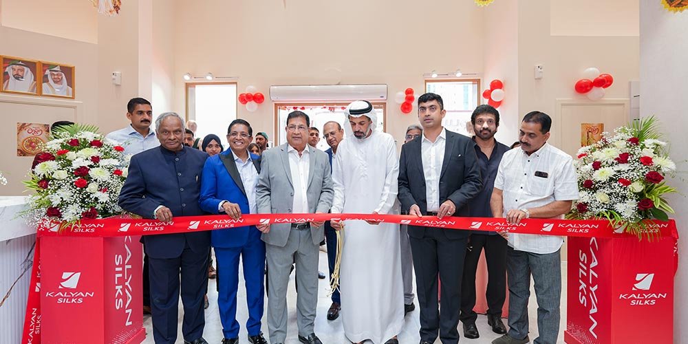 Kalyan Silks' 37th showroom commences operations in Sharjah