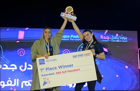 As part of the "Live Right" program Bupa Arabia Concludes the 2025 Padel Tournament with Historic Wins