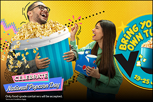 Bring Your Own Tub to VOX Cinemas this National Popcorn Day