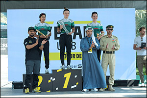 18 year old UAE resident, Ibrahiem Alrefai Claims Victory at the Inaugural L'Étape Dubai by Tour de France