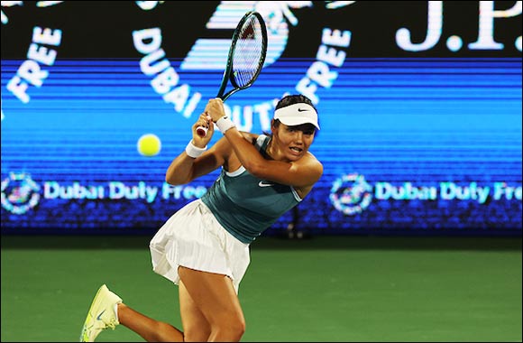 Night Owl Raducanu Advances to Second Round After Dominant Debut at Dubai Duty Free Tennis Championships