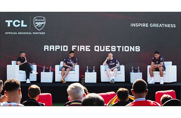 TCL Brings Fans Closer to Their Arsenal Heroes