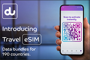du announces Travel eSIM for transit travellers going through UAE Airports