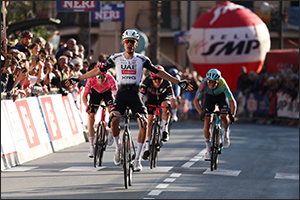 Juan Ayuso sprints to Trofeo Laigueglia victory
