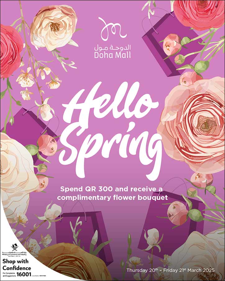 Doha Mall Welcomes Spring with Exclusive Shopping Rewards and Vibrant Experiences