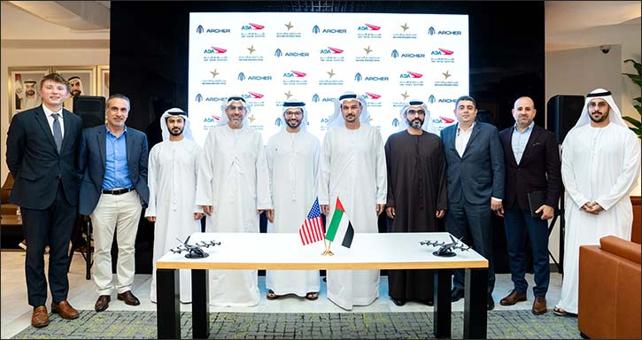 Abu Dhabi Aviation Signs Strategic Partnership with Archer to Deploy the World's First Midnight Electric Aircraft