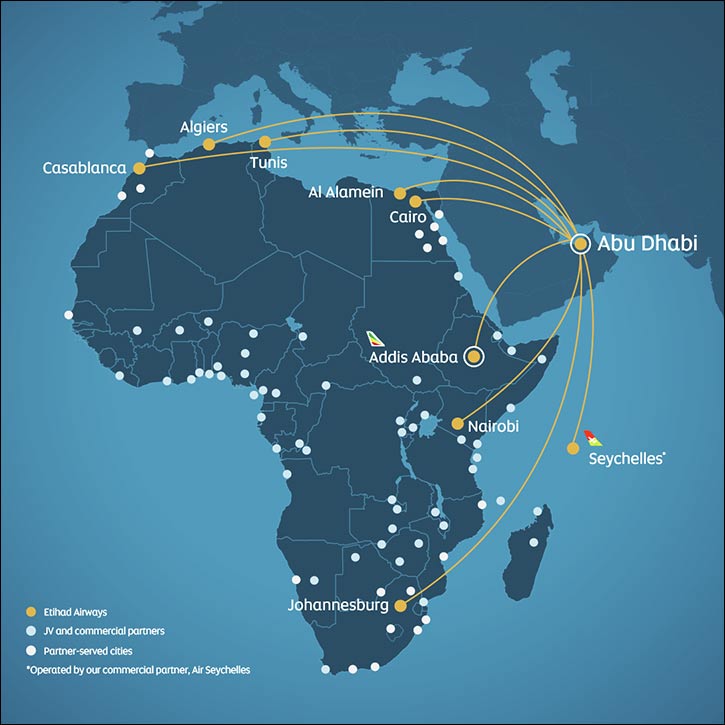 Etihad grows footprint in africa as flights to nairobi double