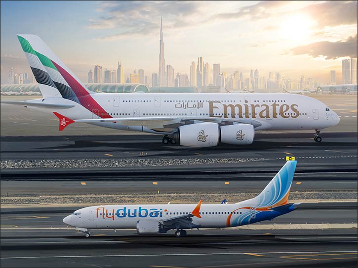 Emirates and flydubai set new record, showcasing the strength of their partnership with over 5 million passengers carried on joint network in last year