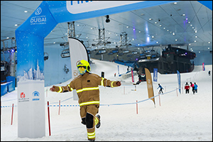 700 athletes took part in the unique DXB Snow Run with Record 700 Participants from 70 Nations