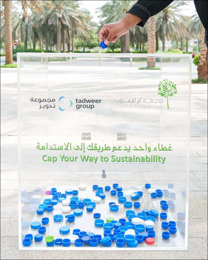 Umm Al Emarat Park and Tadweer Group Announce "Cap Your Way to Sustainability" Initiative