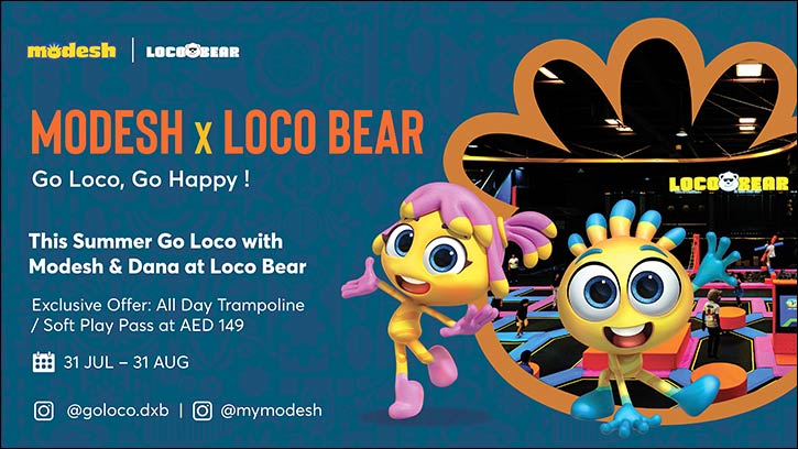 Loco Bear sparks summer excitement, launches ‘Go Lucky, Go Happy' campaign in partnership with Dubai Summer Surprises