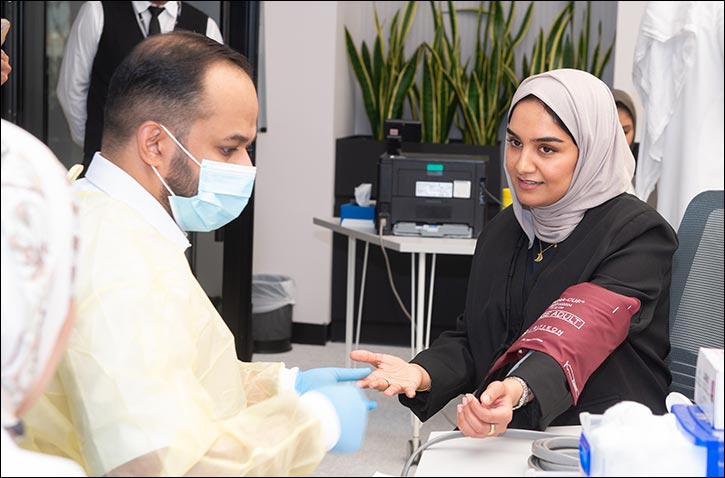 Burgan Bank Organizes its Annual Blood Drive for its Employees and their Families in Cooperation with the Central Blood Bank - Blood Transfusion Administration Services