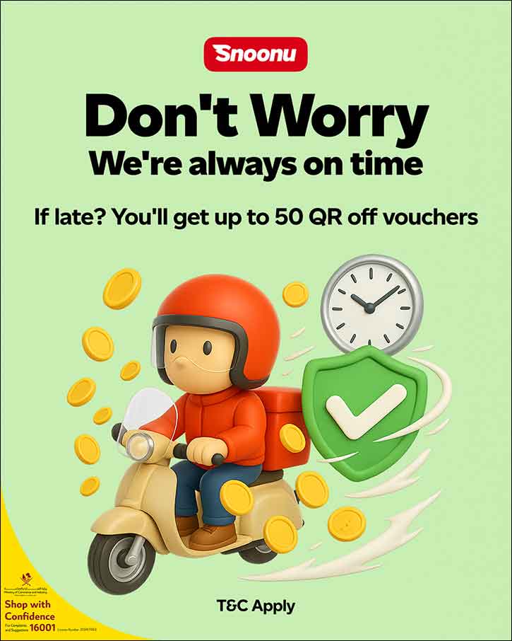 Snoonu Unveils “On-Time Guarantee” Fastest Delivery, Backed by a Promise