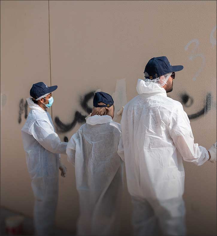 Dubai Municipality launches community initiative to repaint graffiti-affected walls in collaboration with “Nabd Al Emarat” and “Volunteers.ae”