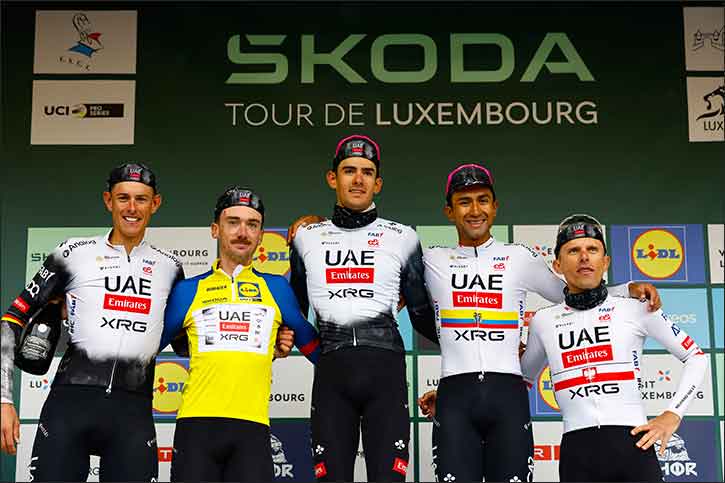 UAE Team Emirates–XRG claim historic 86th win of the season as McNulty seals Luxembourg victory