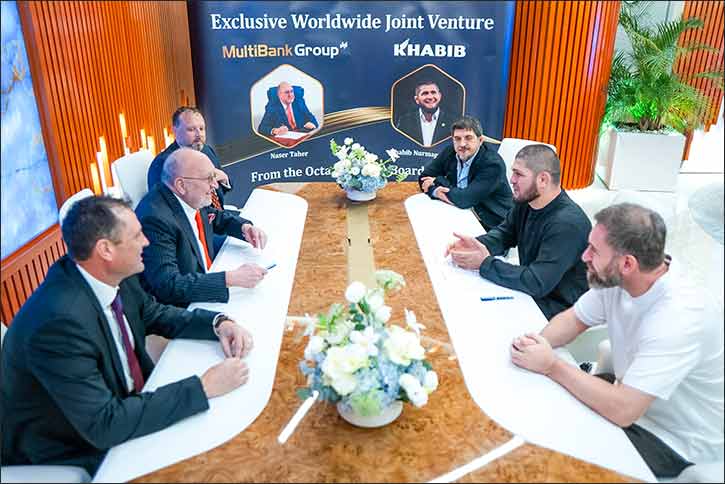 MultiBank Group and Khabib Nurmagomedov Launch an Exclusive Worldwide Multi-Billion-Dollar Joint Venture to Build the World's First Regulated Tokenized Sports Ecosystem