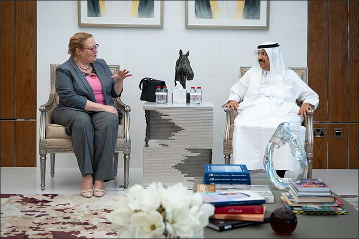 The visit supports the 50-year relationship between the two nations. Mohammed Bin Rashid Library Welcomes Finnish Ambassador