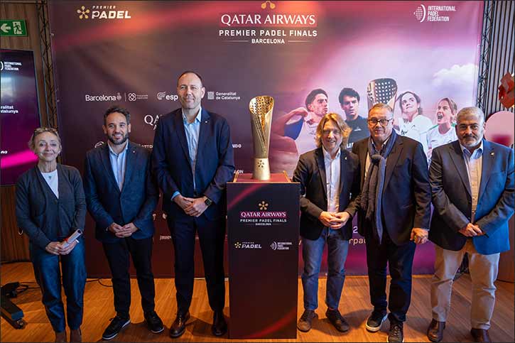 Qatar Airways Premier Padel Finals presented in Barcelona: Showtime from December 11 to 14. "It will be a world-class event, an extraordinary experience for fans"