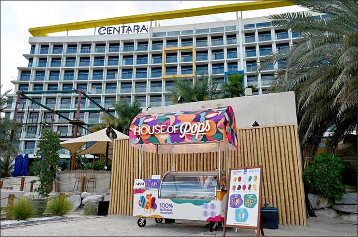 Centara Mirage Beach Resort Dubai Adds a New Beachfront House of Pops Cart, Bringing More Flavour to Every Stay