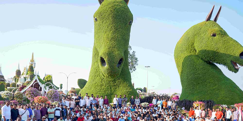 International Labour Day Hotpack hosts day out for 1,500 employees at Dubai Miracle Garden