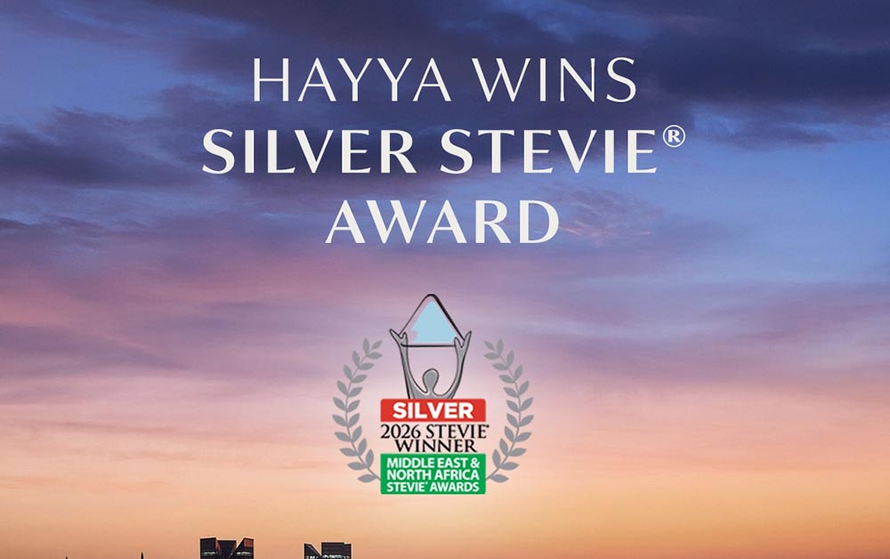 Hayya Wins Silver Stevie Award for Public Sector Innovation in MENA