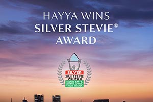 Hayya Wins Silver Stevie Award for Public Sector Innovation in MENA