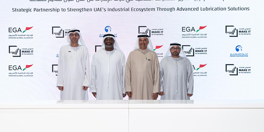 EGA and ADNOC Distribution sign agreement on lubricants supply, enhancing UAE industrial resilience