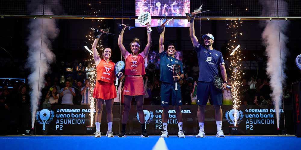 Premier Padel Asuncion P2, a night for the number 2 seeds as 'Chingalan' and Josemaria-Gonzalez claim titles