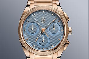 Tonda PF Chronograph no Date 40mm Rose Gold, Mineral Blue Dial