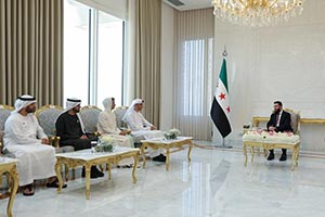 HE Dr Thani Al Zeyoudi Meets Syrian President, Reaffirms UAE Support for Syria's Economic Development