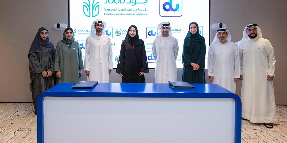 In the presence of H.E. Hessa Bint Essa Buhmaid JOOD and du Join Forces to Drive Sustainable Giving with AED 3 Million Investment