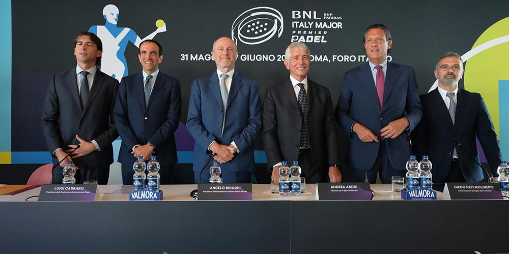 BNL Italy Major Premier Padel, the Foro Italico lights up the clash between the sport's biggest stars. Carraro: "Rome is a unique setting, where sport, culture and passion come tog