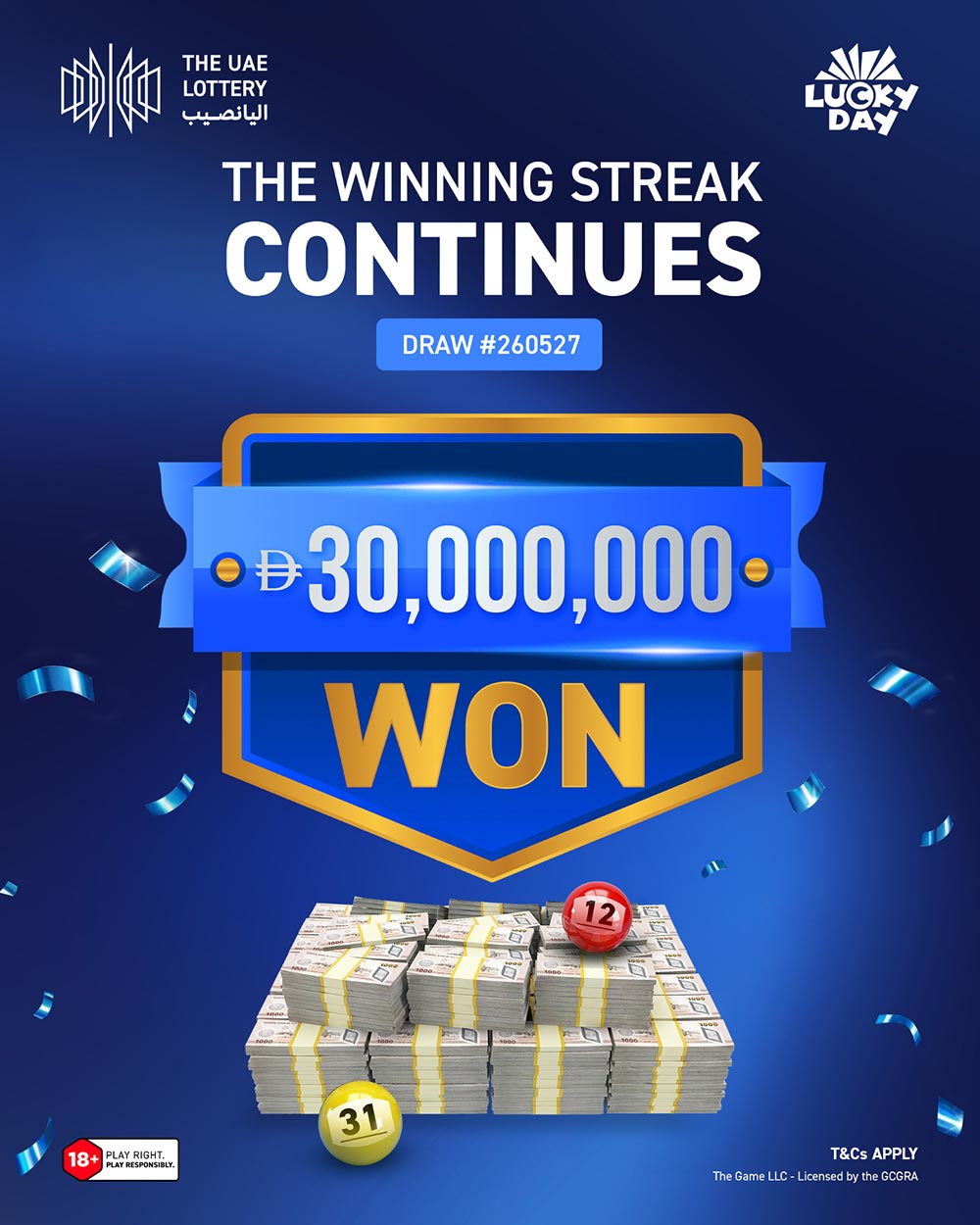 Lucky Day Draw Records Second Grand Prize Win as Nepalese Player Claims AED 30 Million