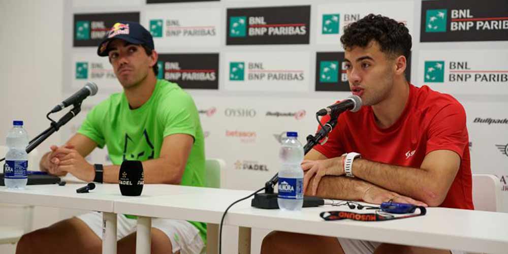 BNL Italy Major Premier Padel, Lebron: "We want to win". Augsburger: "Happy to play alongside Juan"