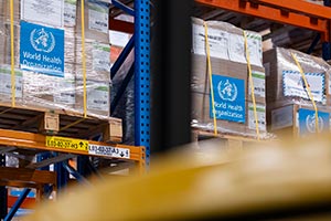 Under the directives of Mohammed bin Rashid  Dubai Humanitarian airlifts critical medical supplies with WHO to support efforts to combat Ebola in the Democratic Republic of the Con