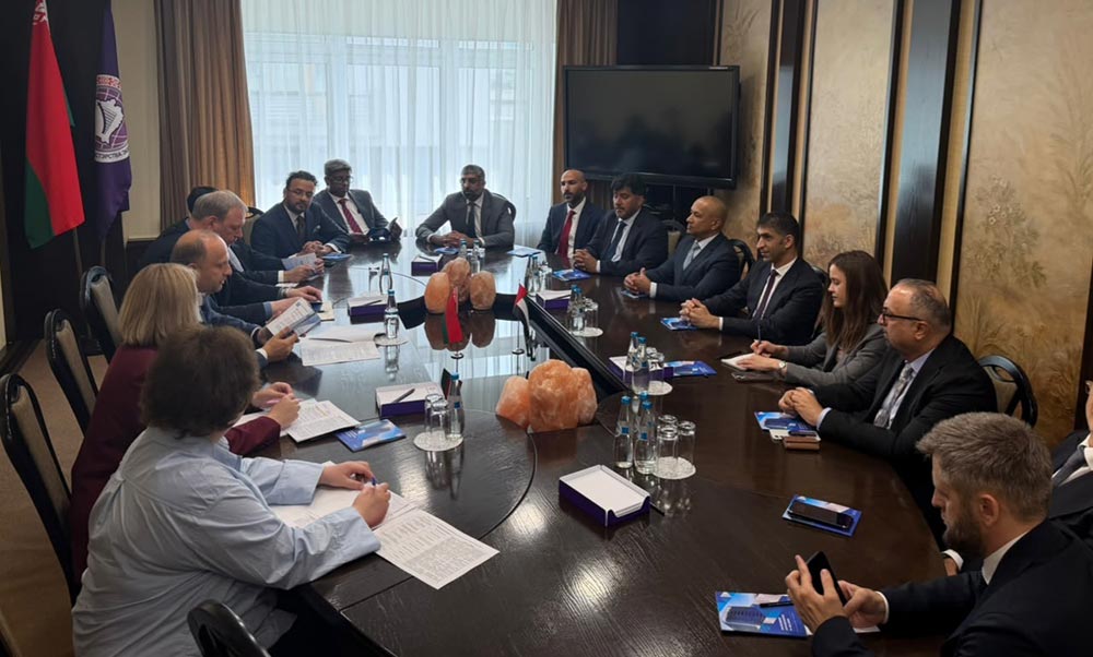 HE Al Zeyoudi meets Prime Minister Turchin during official visit to Belarus