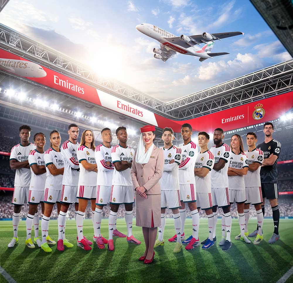 Emirates and Real Madrid extend legacy partnership to 2031