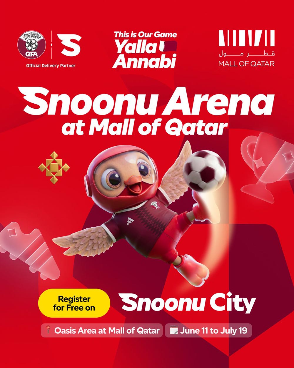 Snoonu and Mall of Qatar launch the most exciting fan zone in Doha for Fifa World Cup 2026™