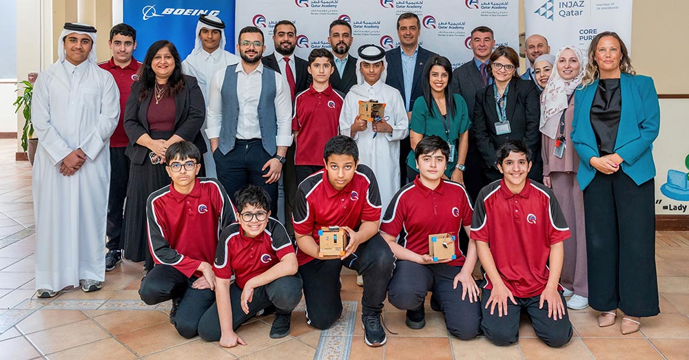 Boeing, INJAZ Qatar and Pure Minds Academy Inspire Future Space Talent Through CubeSat Explorer Challenge in Doha