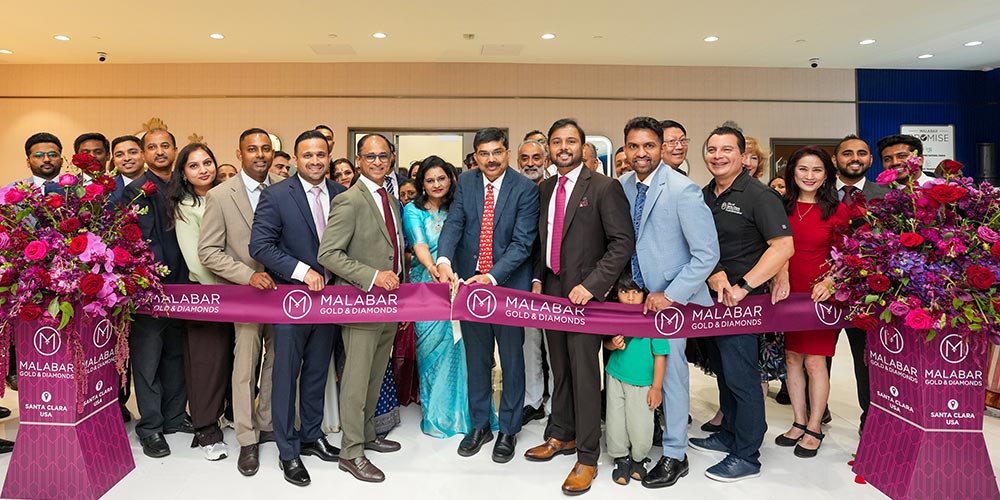 Malabar Gold & Diamonds continues its expansion in North America: Launches 8th showroom at Santa Clara, California