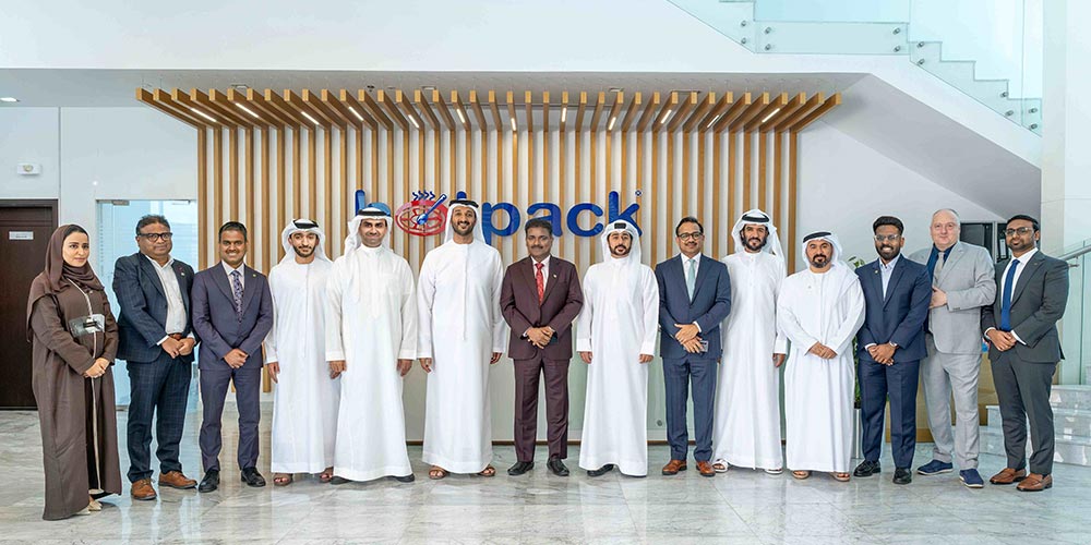 Hotpack welcomes UAE Minister of Economy and Tourism H.E. Abdulla bin Touq Al Marri to its NIP plant